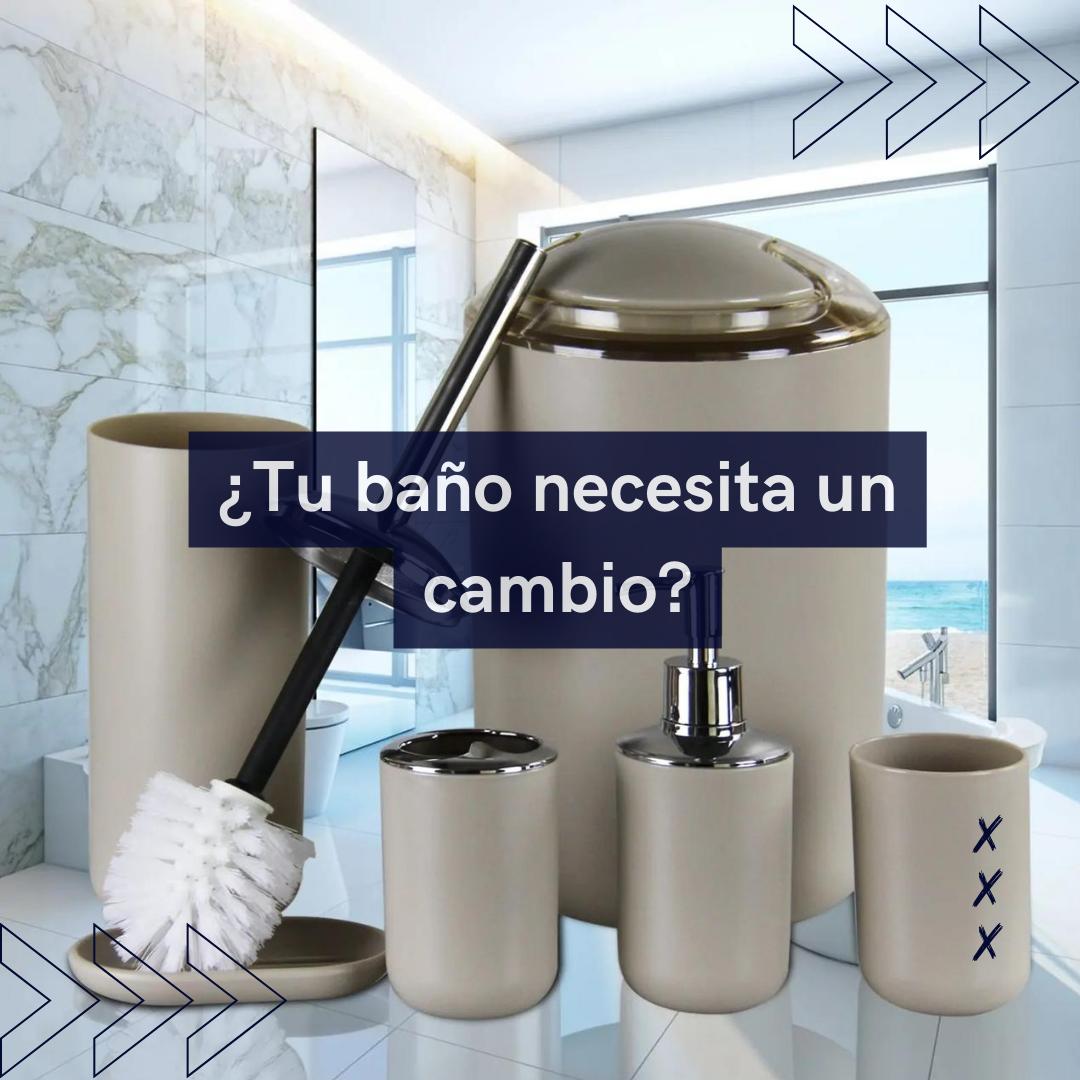 Accesorios organizadores de Baño 6 piezas
