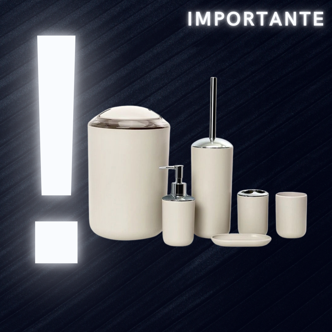 Accesorios organizadores de Baño 6 piezas