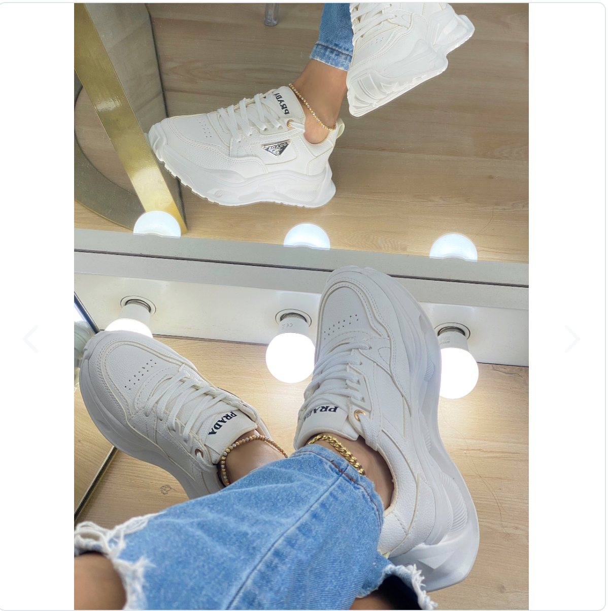 NUEVOS TENIS DE MODA BLANCOS PR NIZA