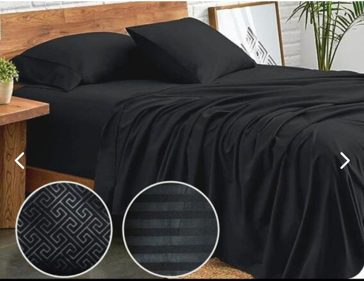 COMBO SABANAS HOTELERAS 600 HILOS + 2 ALMOHADAS