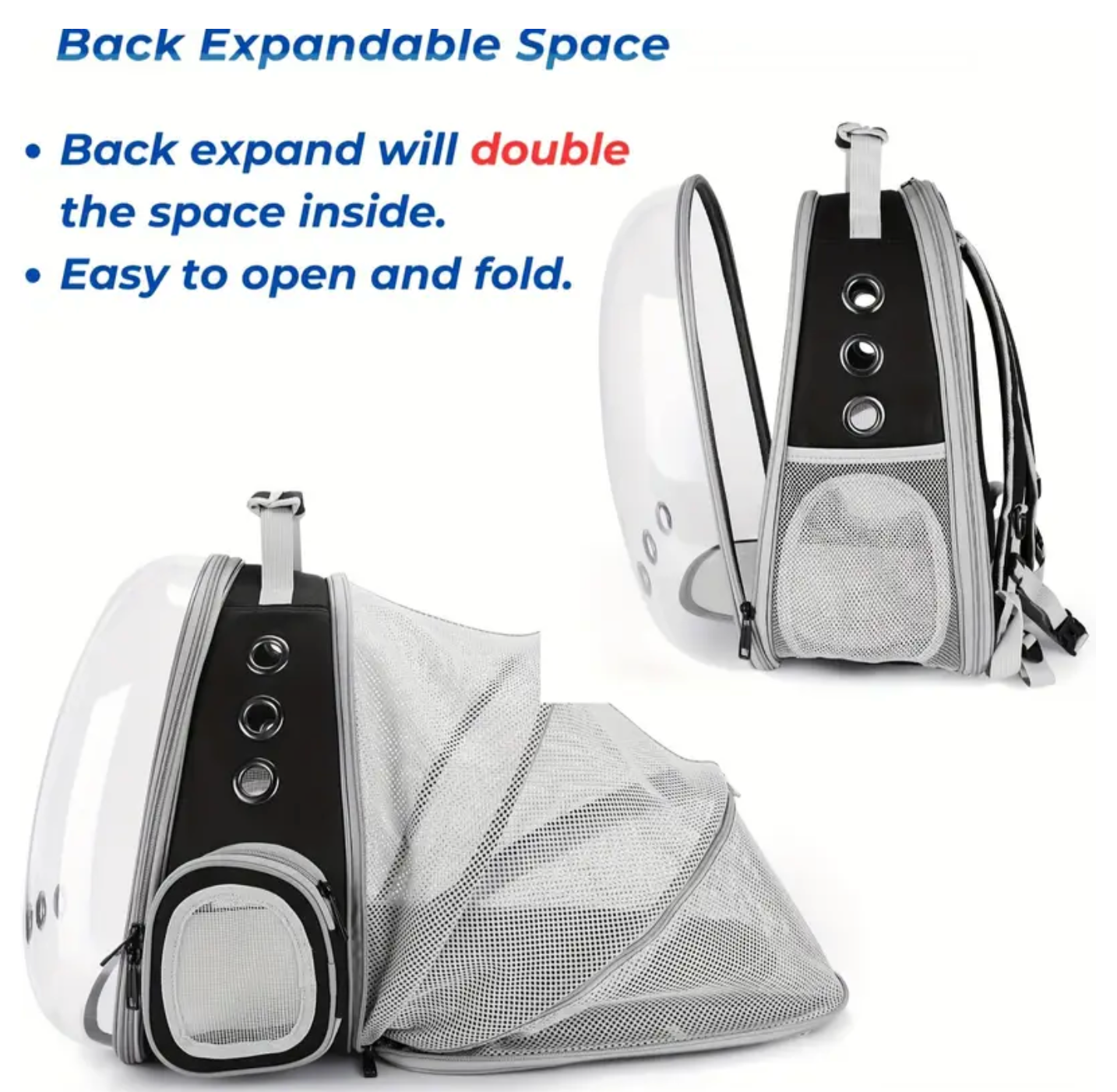 Morral Expandible Para Mascotas