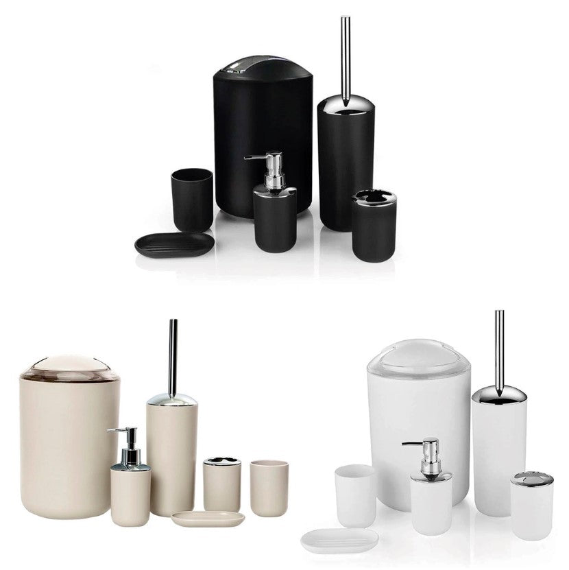 Accesorios organizadores de Baño 6 piezas