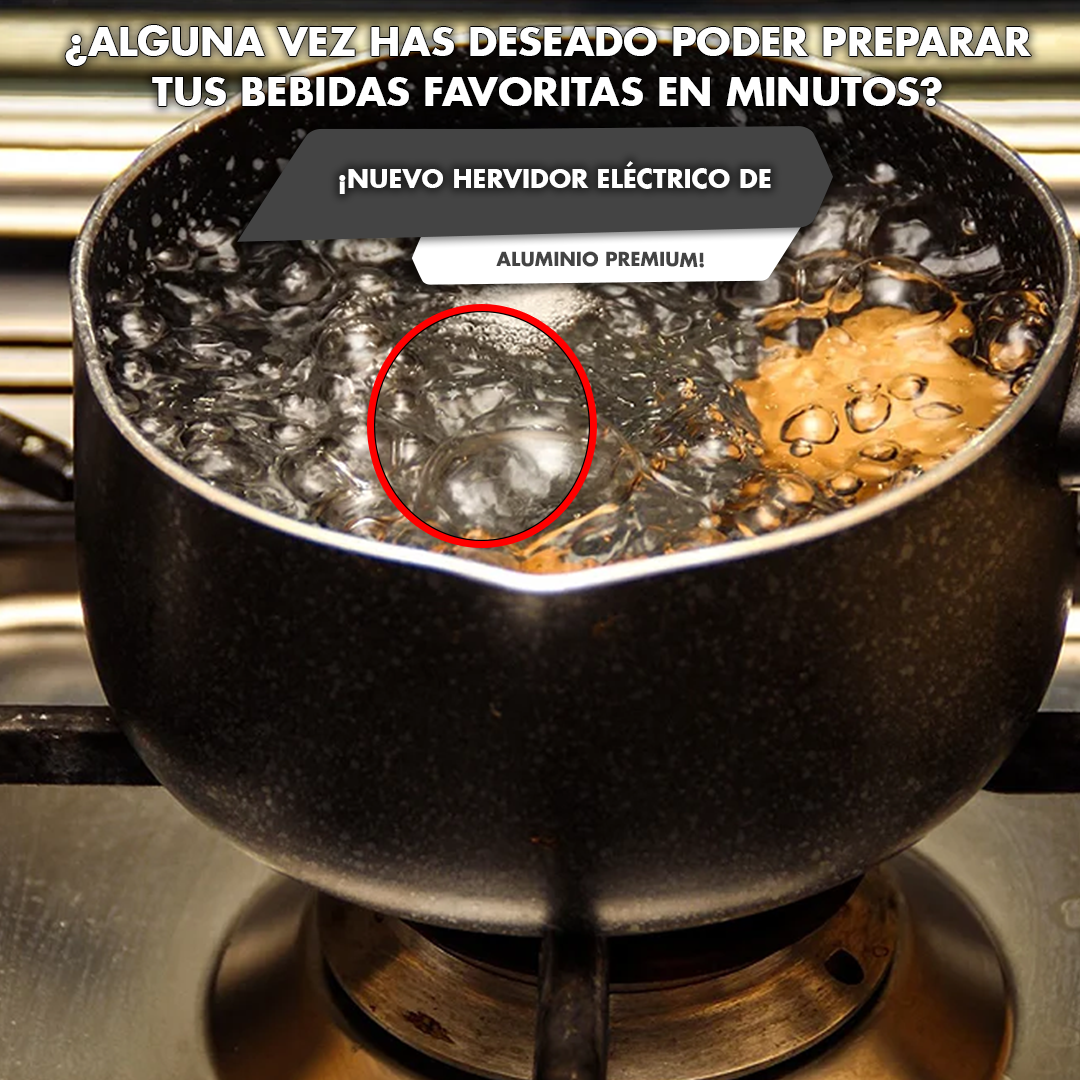 NUEVA JARRA HERVIDORA DE AGUA ELÉCTRICA DE ALUMINIO PREMIUM