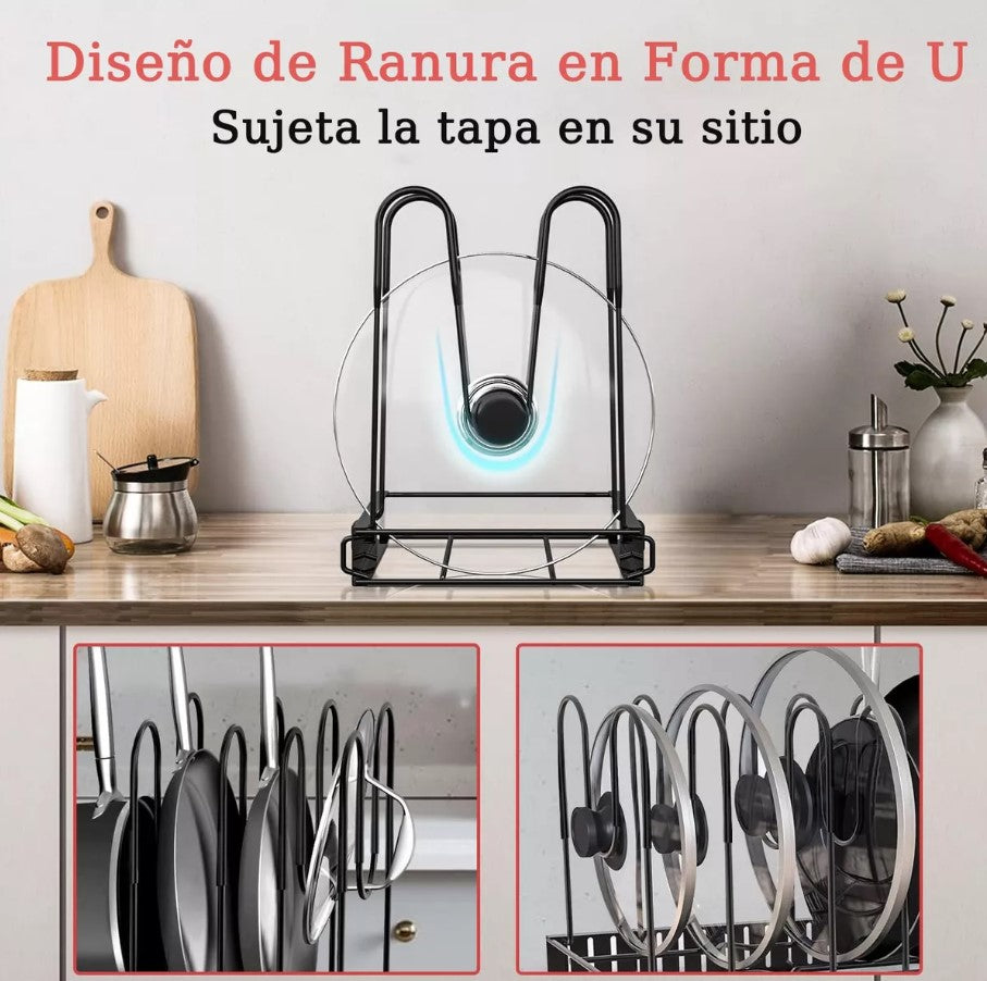 Estante Organizador De Sartenes Y Ollas