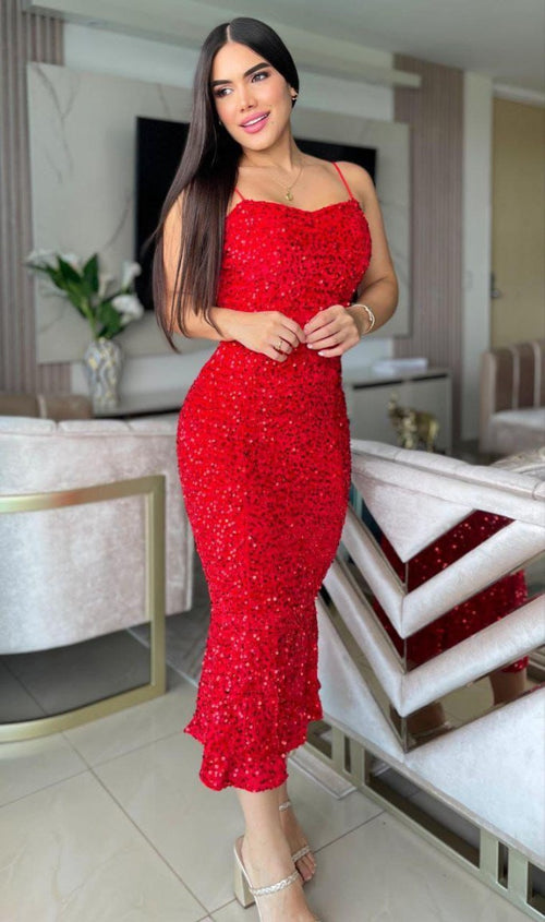 Vestido lentejuelas