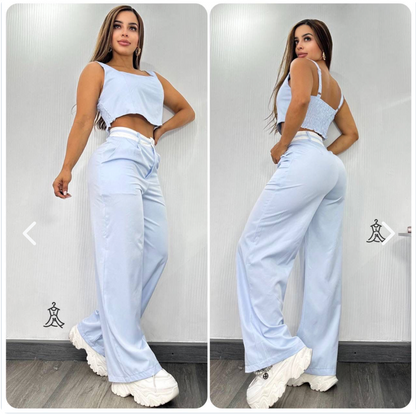 Nuevo Conjunto 2 piezas Pantalon y Blusa