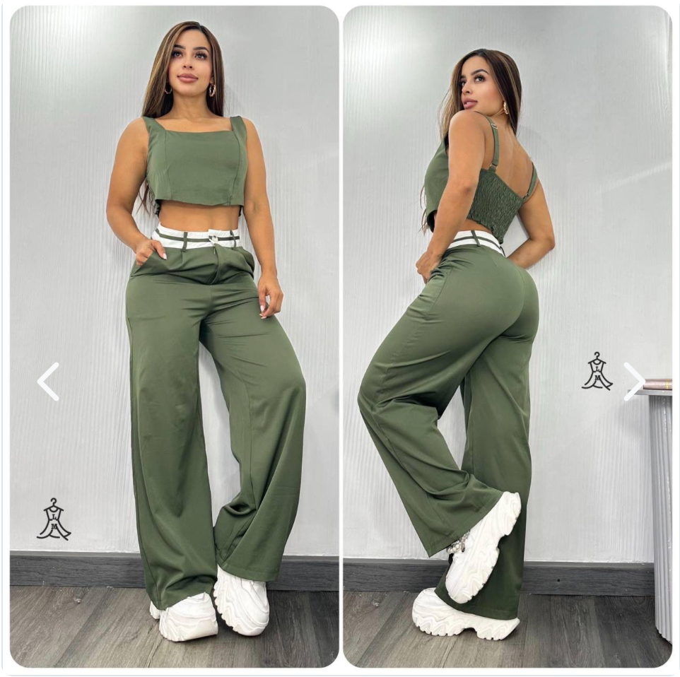 Nuevo Conjunto 2 piezas Pantalon y Blusa