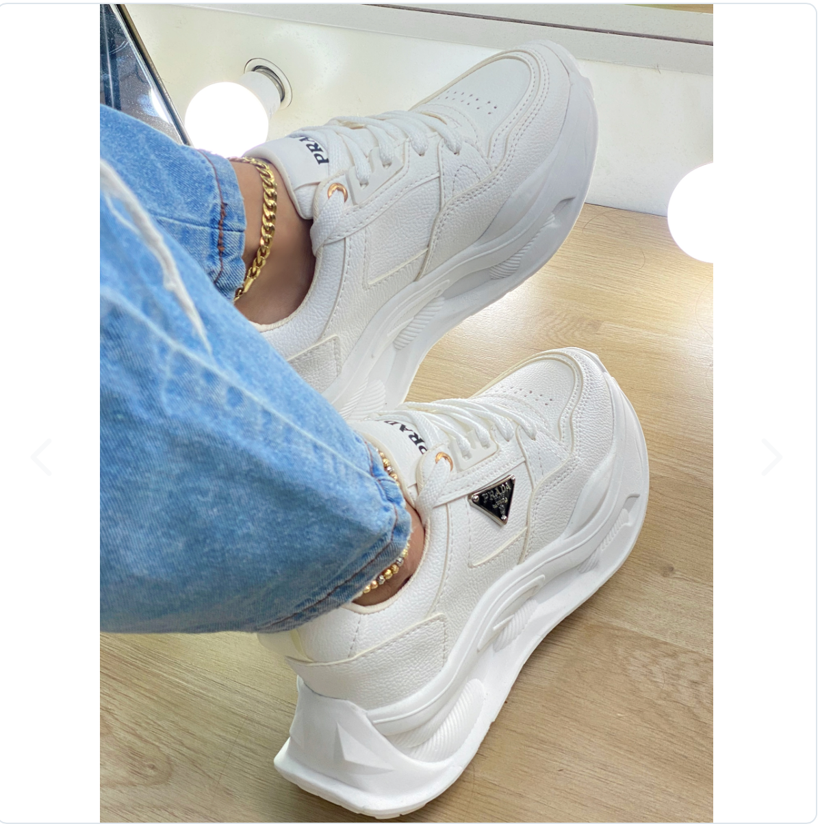 NUEVOS TENIS DE MODA BLANCOS PR NIZA