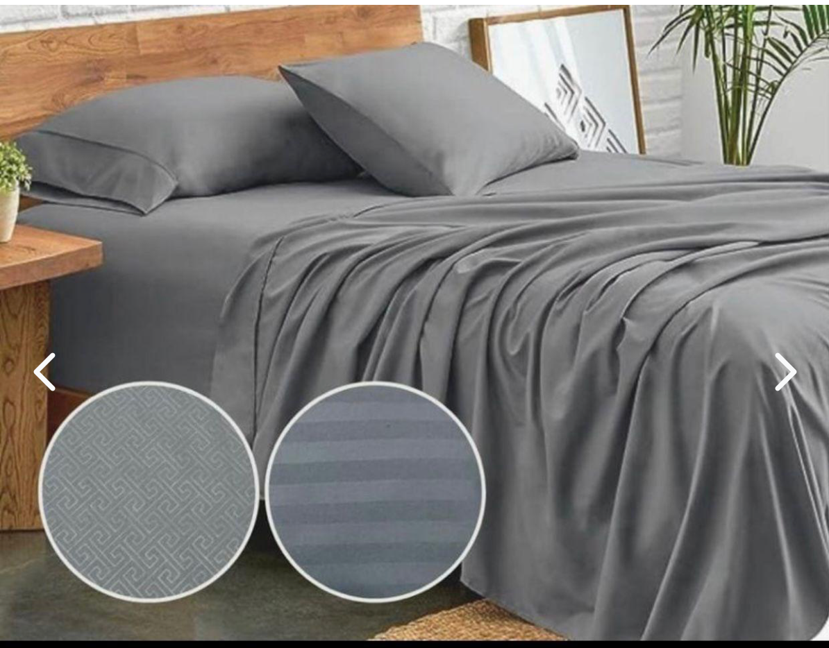 COMBO SABANAS HOTELERAS 600 HILOS + 2 ALMOHADAS