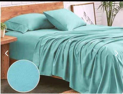 COMBO SABANAS HOTELERAS 600 HILOS + 2 ALMOHADAS
