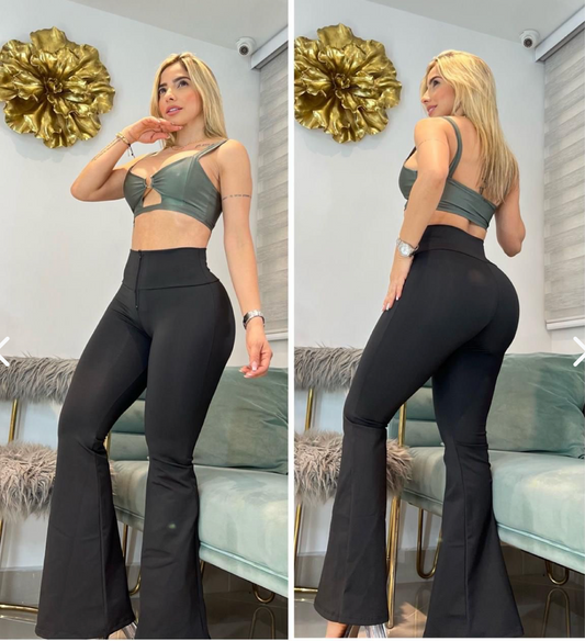 PANTALON SUPLEX BOTA CAMPANA CIERRE