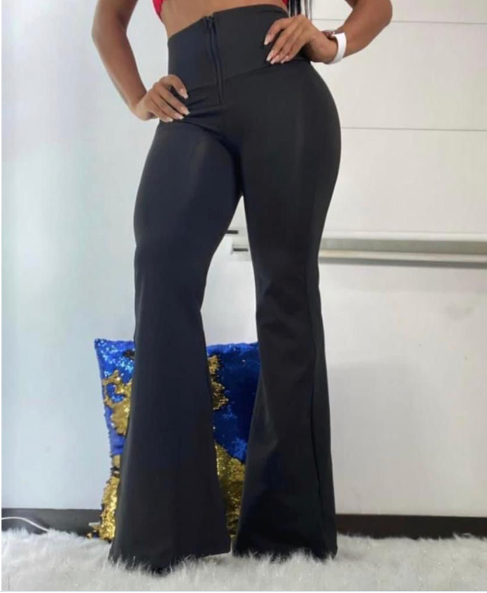PANTALON MOLDEADOR SUPLEX BOTA CAMPANA CIERRE