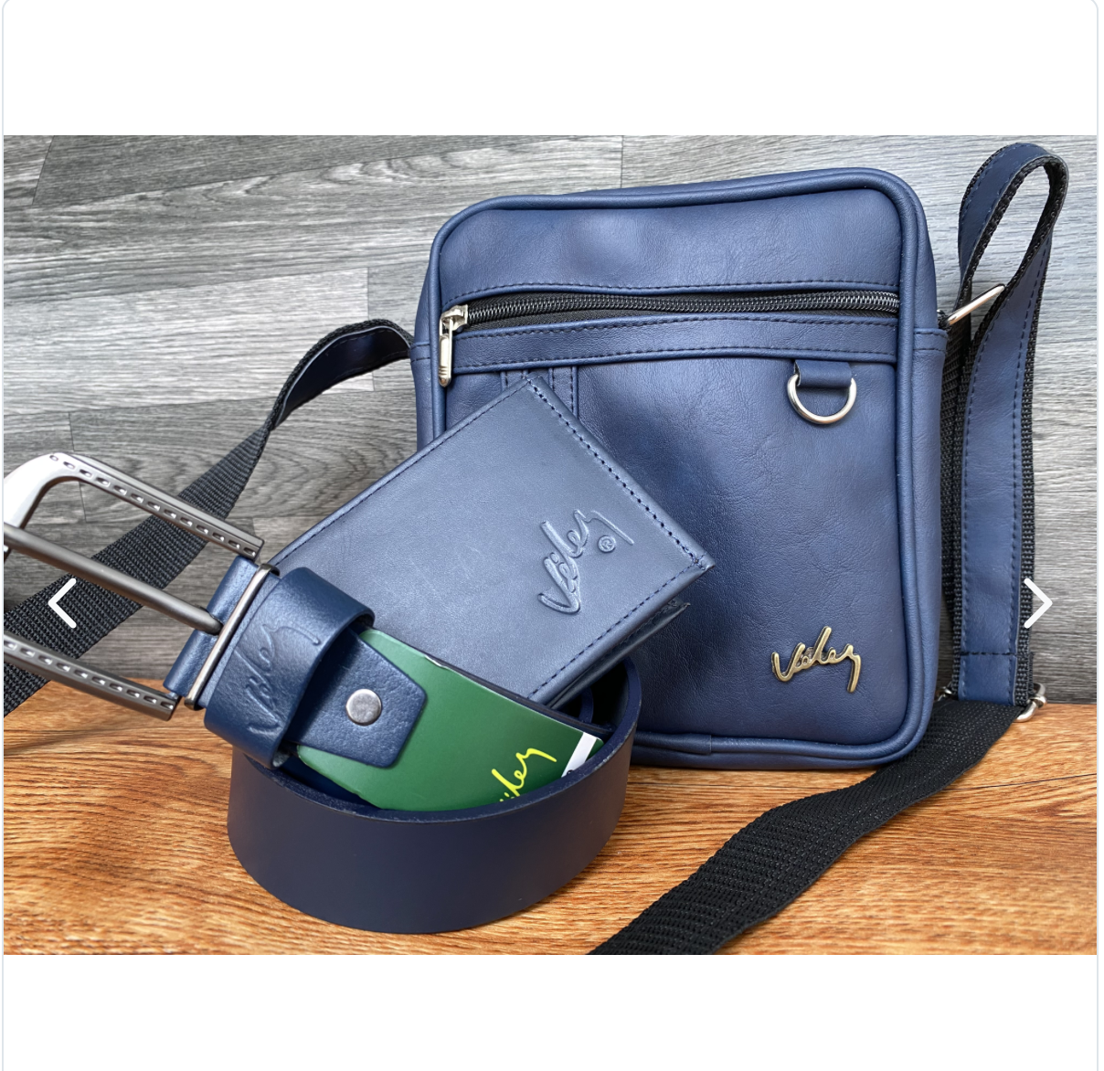 Trio  Bolso 21 cm Correa Billetera