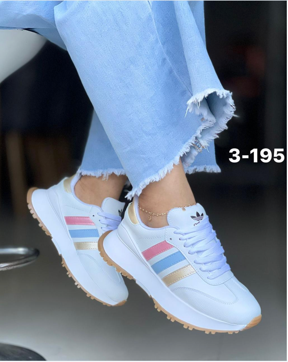 Tenis Dama Vintage Suela Goma