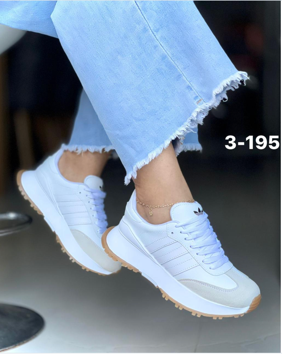 Tenis Dama Vintage Suela Goma