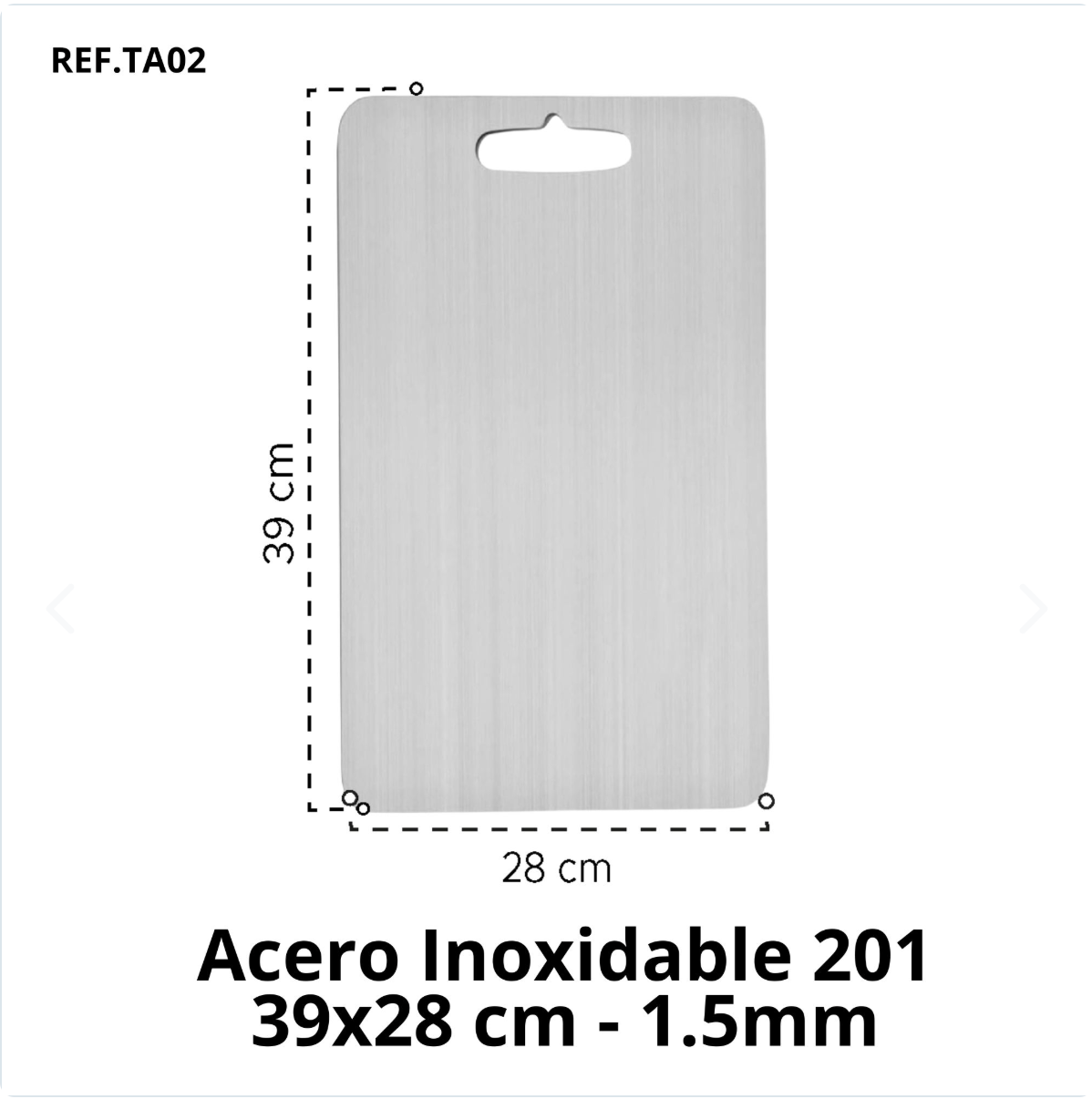 COMBO 2 TABLA ACERO 1.2 MM + AFILADOR
