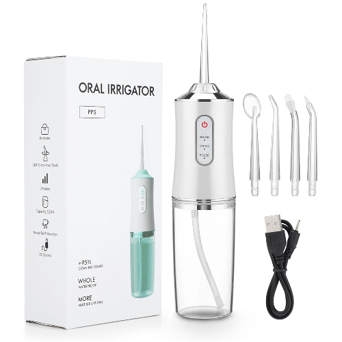 Irrigador Bucal Portátil Limpieza Dental