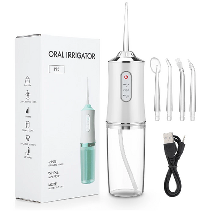 Irrigador Bucal Portátil Limpieza Dental