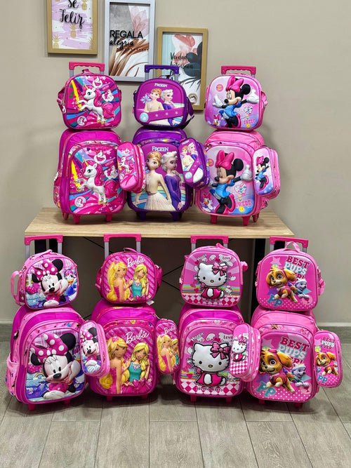 Morral Trio de Ruedas 3D