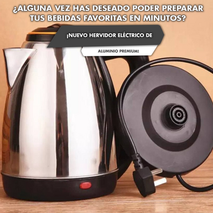 NUEVA JARRA  HERVIDORA DE AGUA ELÉCTRICA DE ALUMINIO PREMIUM